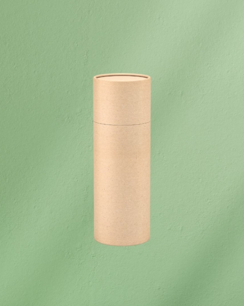 Image of kraft paper lip balm tube